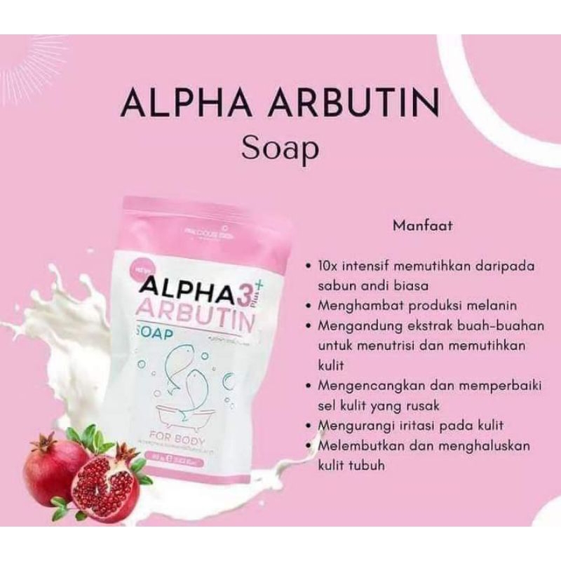 sabun Alfa arbutin