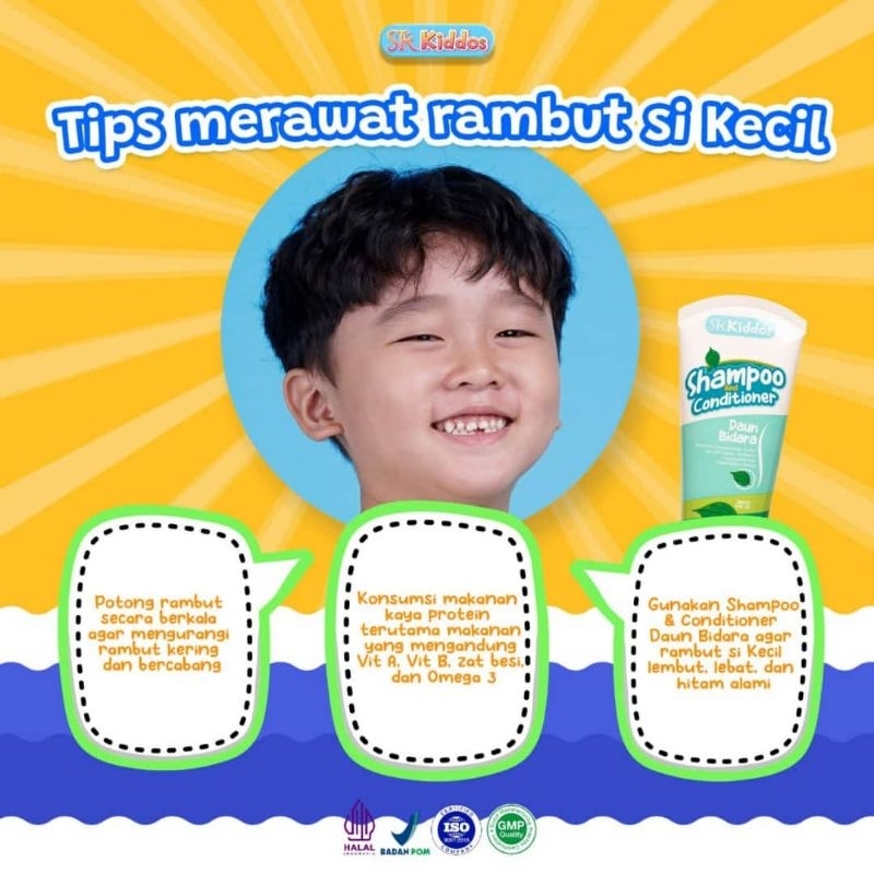 Shampoo & Conditioner Daun Bidara SRKiddos