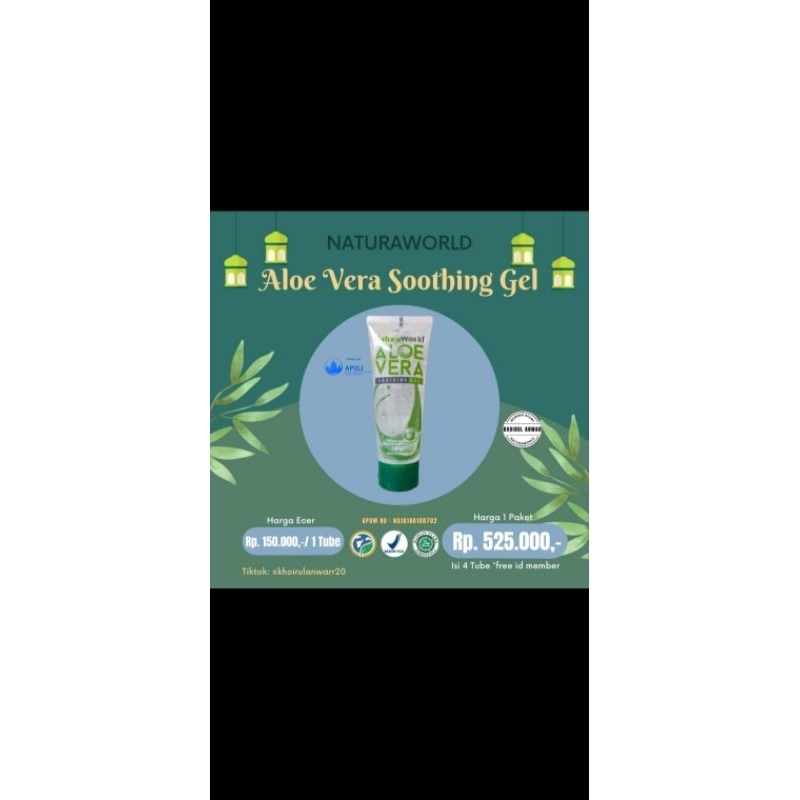 Aloevera shooting gel
