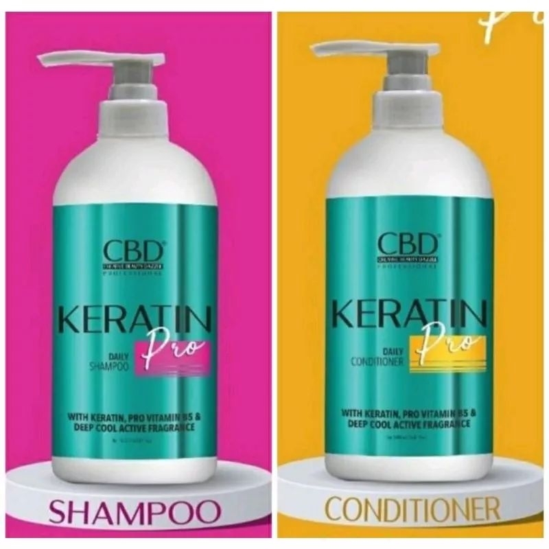 CBD KERATIN PRO SHAMPOO CONDITIONER 1ltr