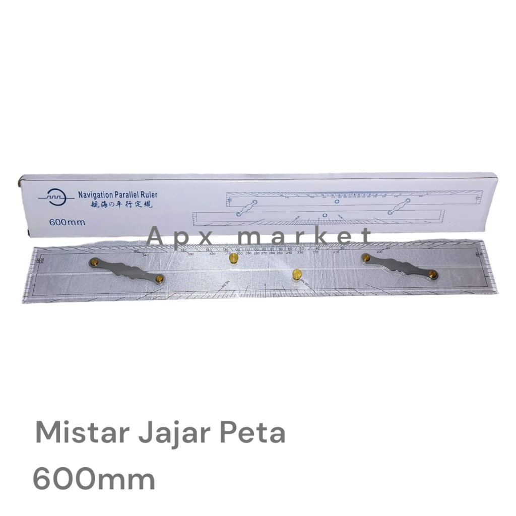 Mistar Jajar Peta (Parallel Ruler) 600mm