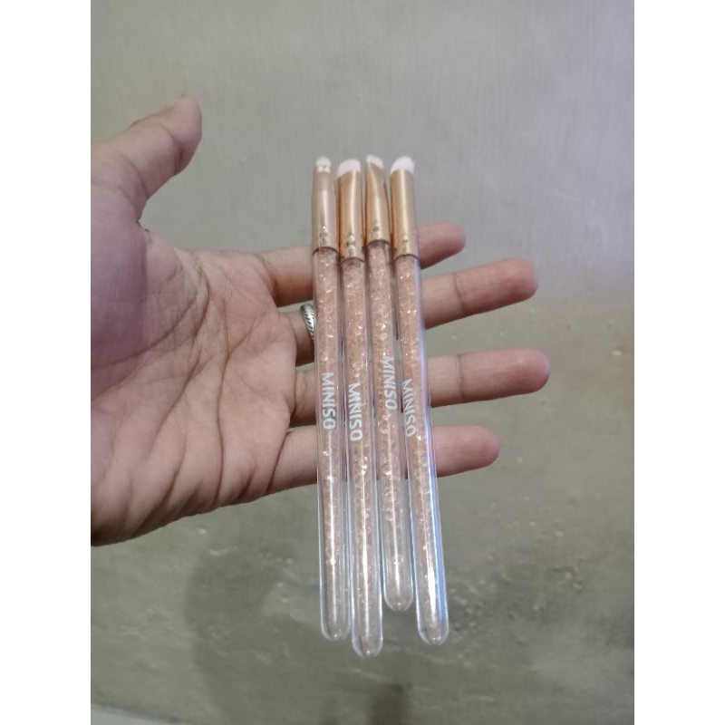 Miniso brush crystal eye point set (preloved)