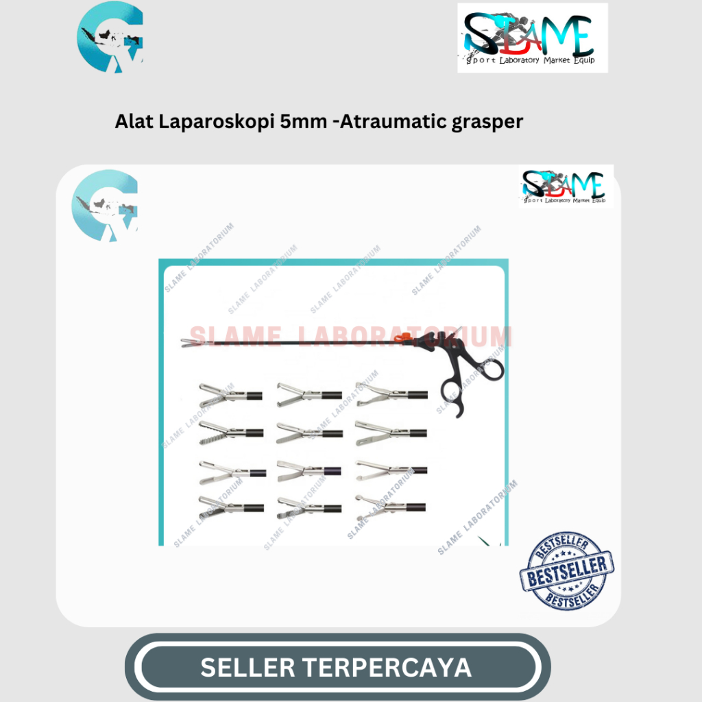 Alat Laparoskopi 5mm -Atraumatic grasper