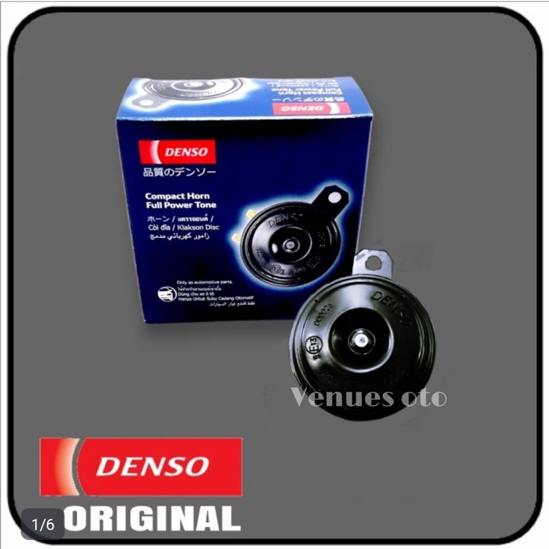 Klakson single disk DENSO 12V - Motor Universal - Original