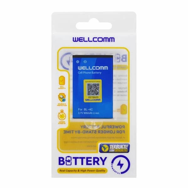 BATERAI BATT BATRE WELLCOMM NOKIA BL4C