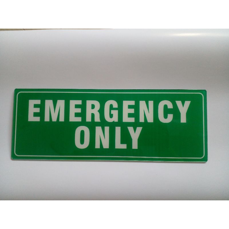 Akrilik Emergency Only