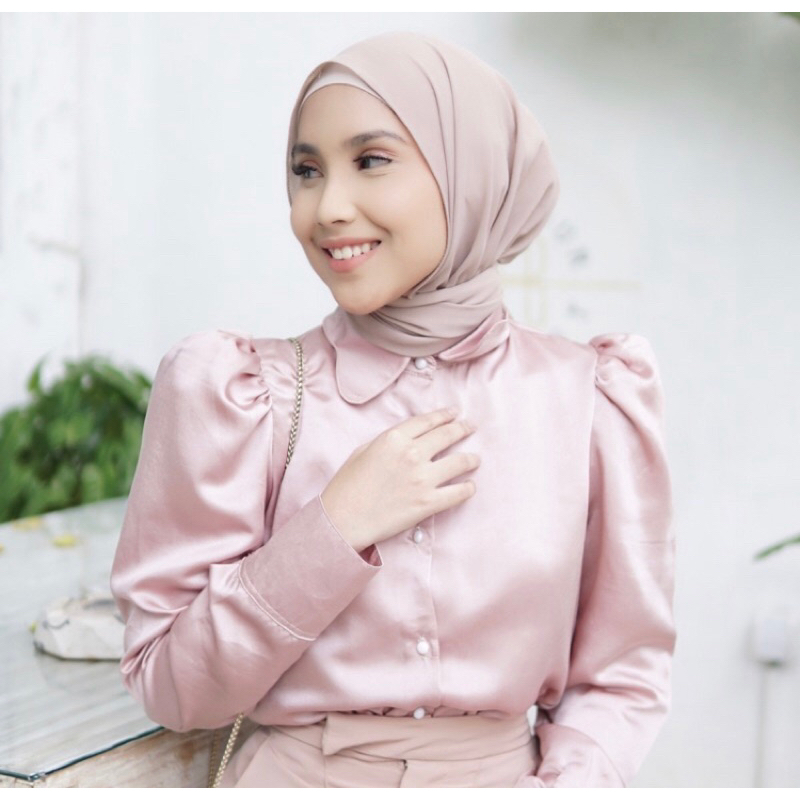 Puffy Blouse Satin premium