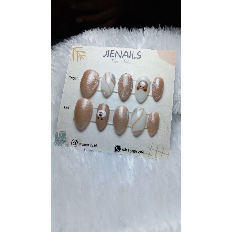 Press On Nails Cat Eye (C02)