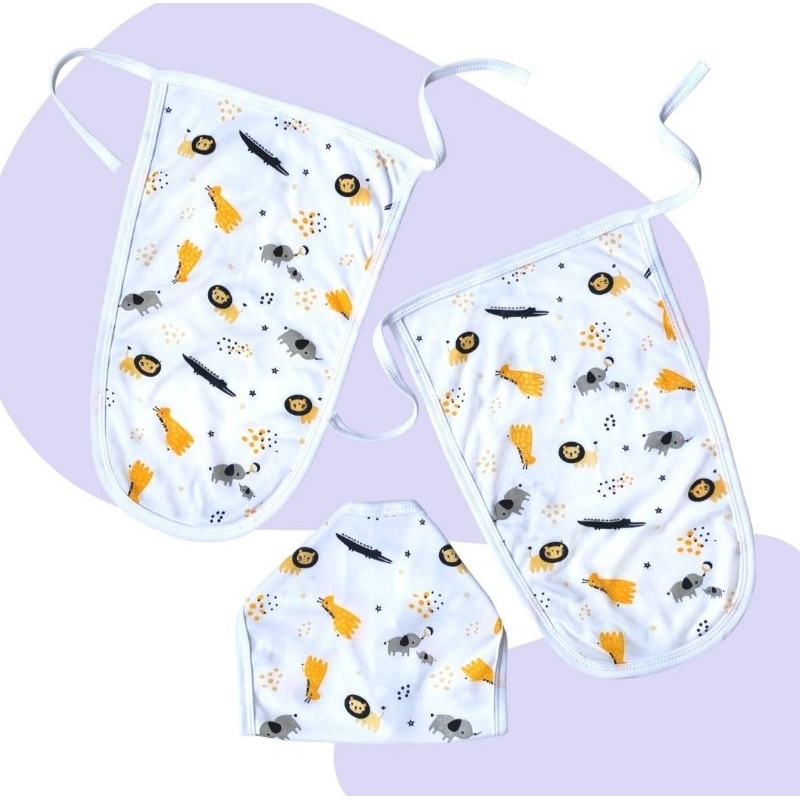 MEGA popok bayi doubleknit fullprint 3pc