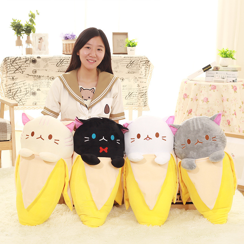 Boneka Kucing Pisang