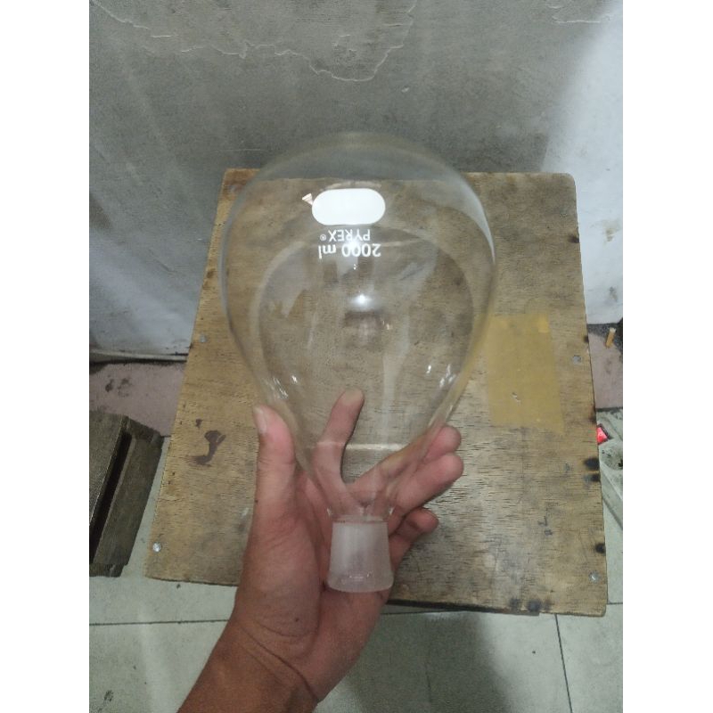 Labu evaporator 2000ml pyrex class A/ Nasu flas 2000ml pyrex class A