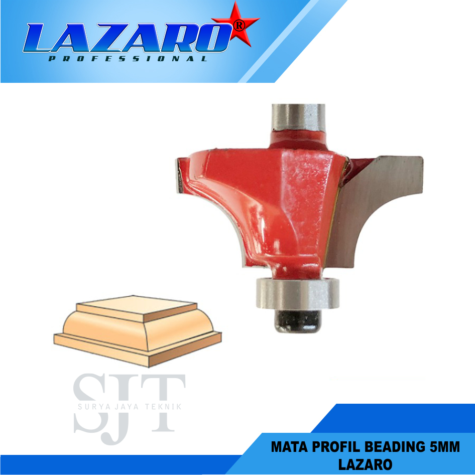 Mata Profil Beading Bit LAZARO - 5mm
