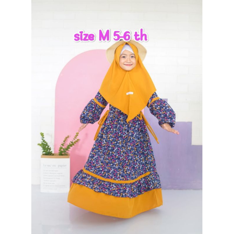 gamis kringkel 5-12 th