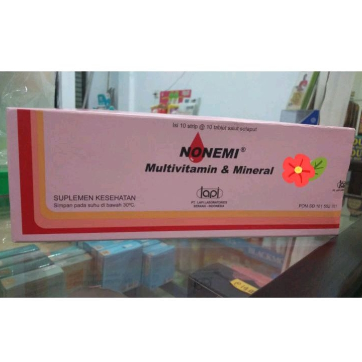 Nonemi Tab 1 strip isi 10 tab