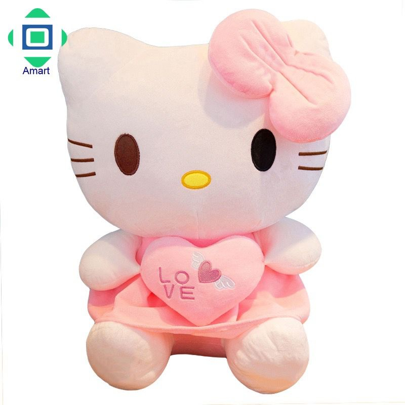 Boneka Hello Kitty Boneka HelloKitty With Love 40-45cm 26cm NEW