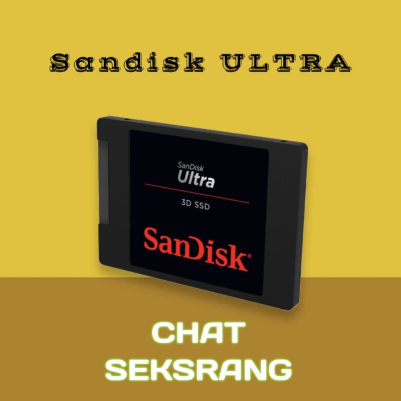 SSD SanDisk Ultra 3D solid state drive / 500GB