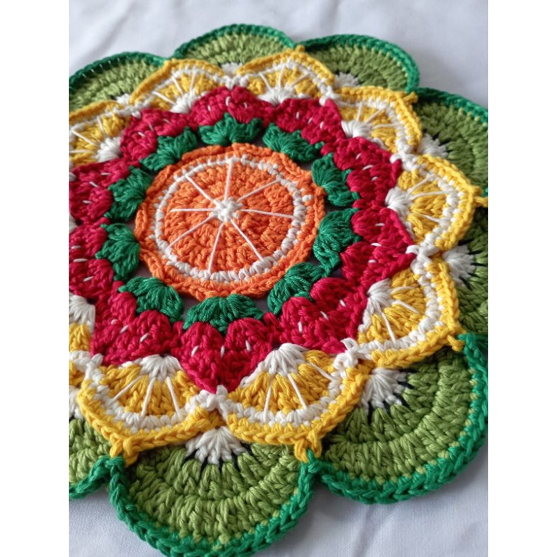 Taplak Meja Mandala Fruit