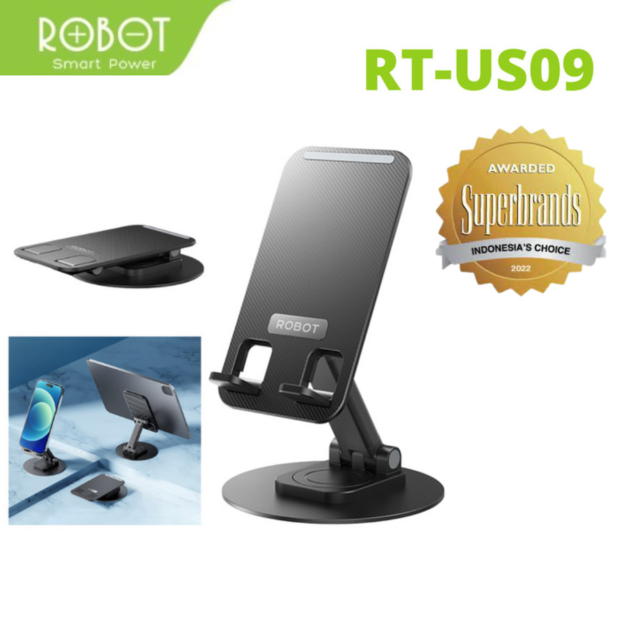 Robot RT-US09 Rotatable & Foldable Phone Tablet Tab Stand Holder