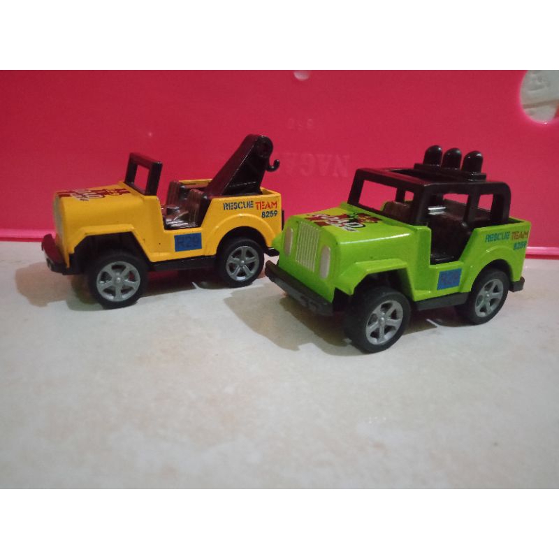 DIECAST ALLOY FULLBACK MOBIL JEEP