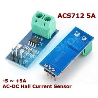 ACS712-05 AC-DC Sensor Arus ACS712 5A Hall Current Sensor Module