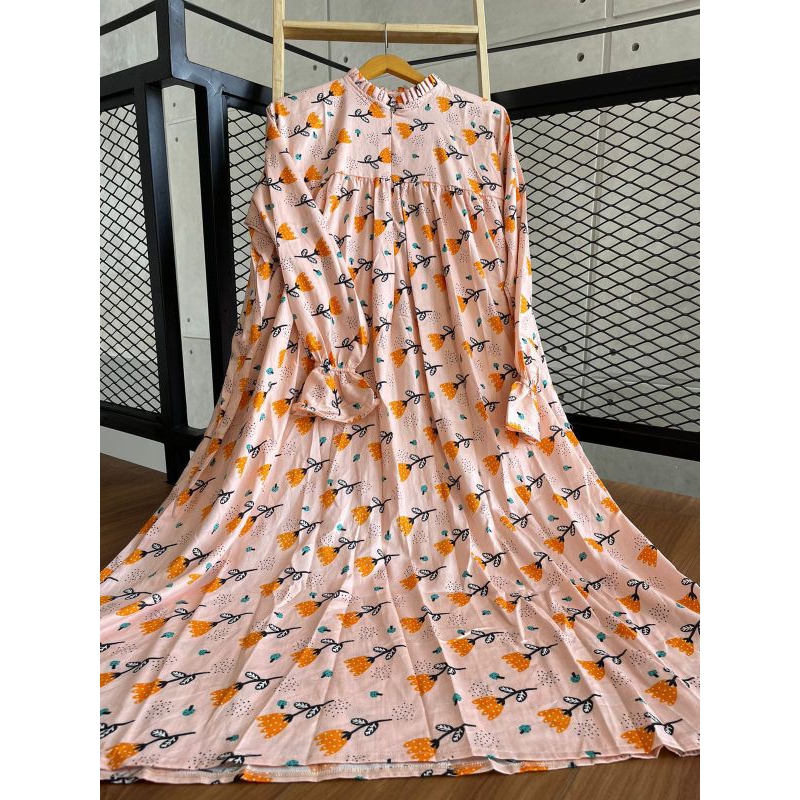 Midi Dress Rayon Meka