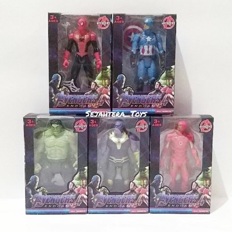Mainan Robot Avengers Mini Lampu