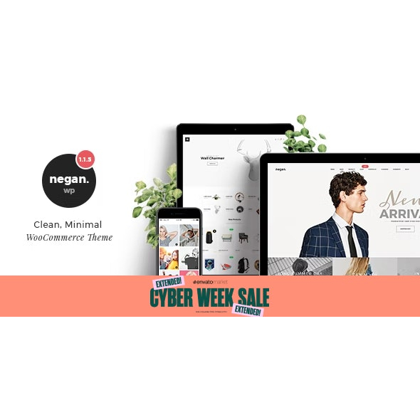 Negan - Clean, Minimal WooCommerce Theme