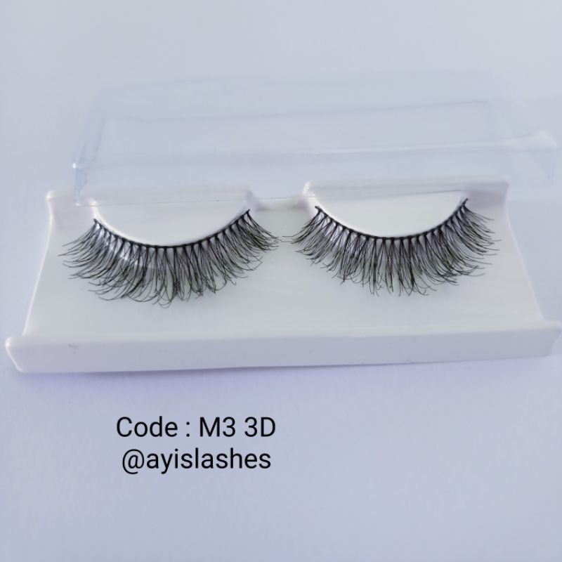 12 pair bulu mata 3D full cover code : M3 3D
