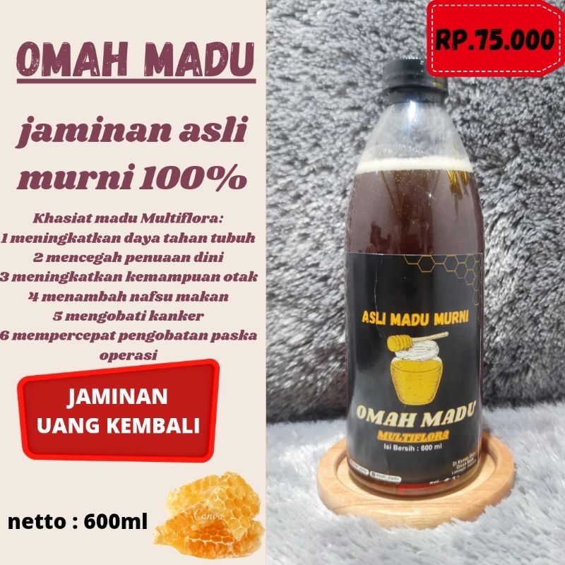 madu asli murni 100% multiflora