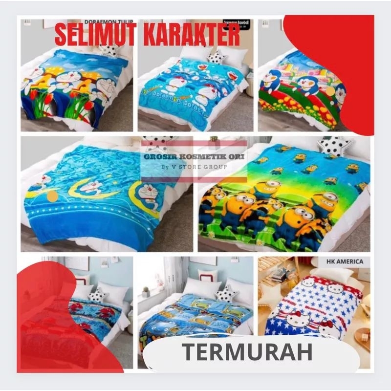 selimut karakter anak
