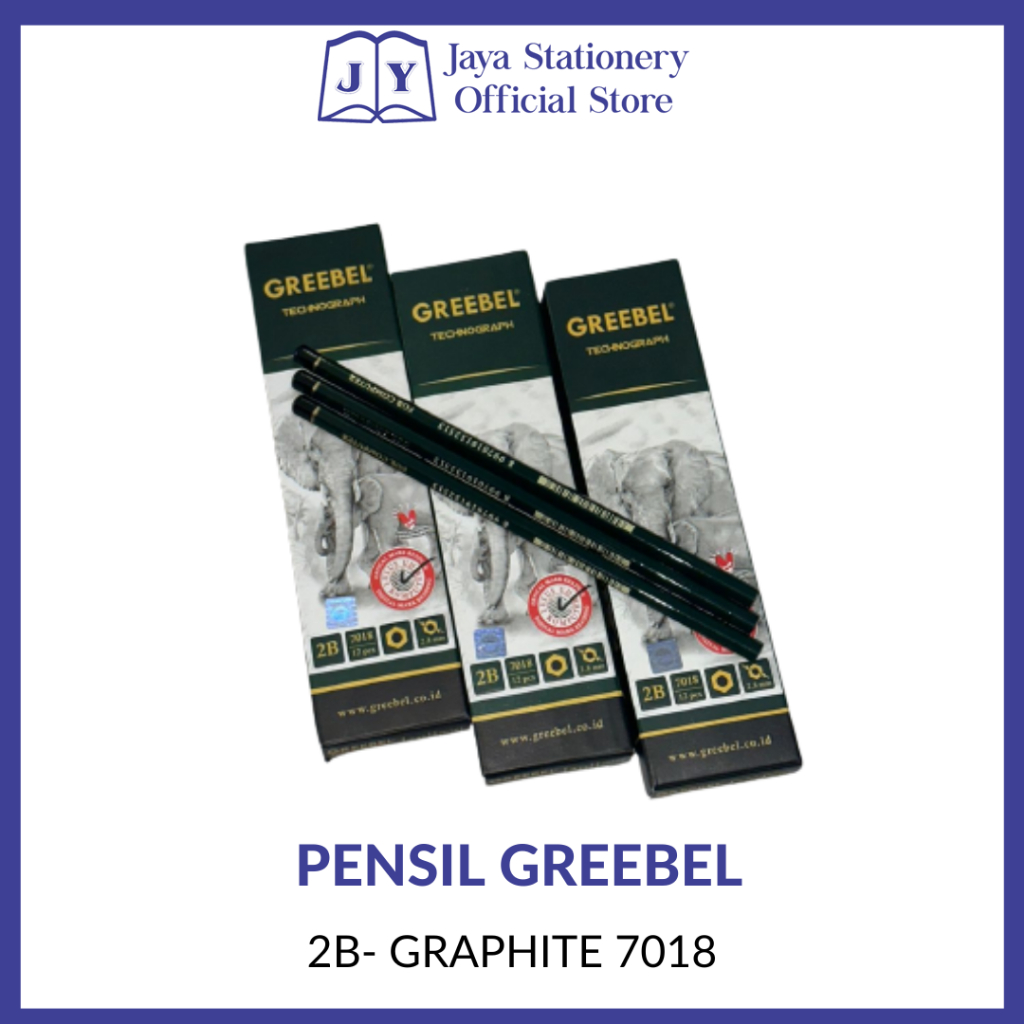 [BISA COD] Pensil Greebel 2B- Graphite 7018