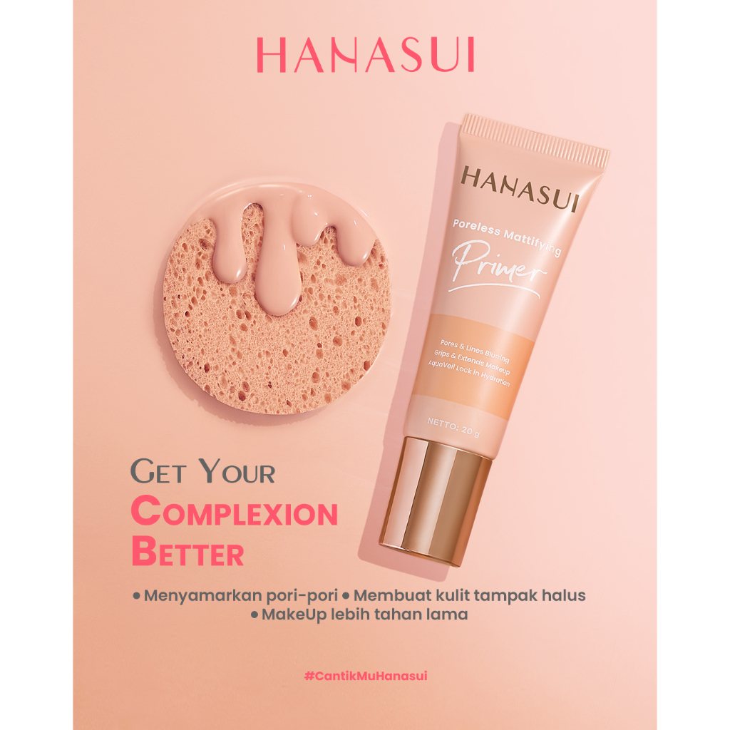 Hanasui poreless Mattifying Primer 20gr by EwaGrosir