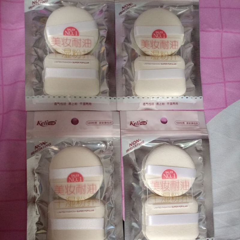 Spon bedak tabur/spon isi 2/spon import