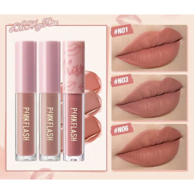 Lip Matte Pink Flash| Lip gloss