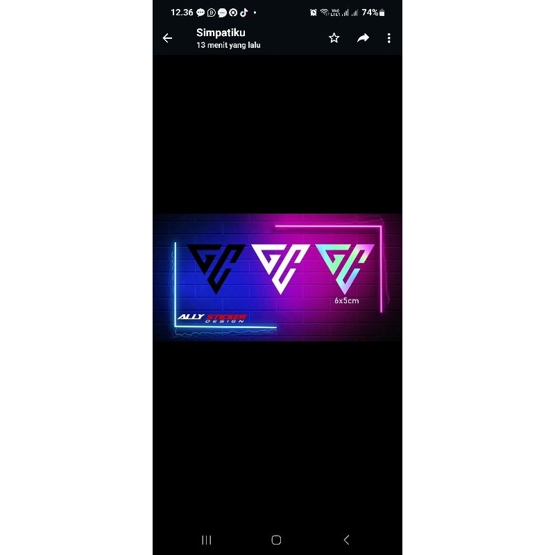 stiker GC
