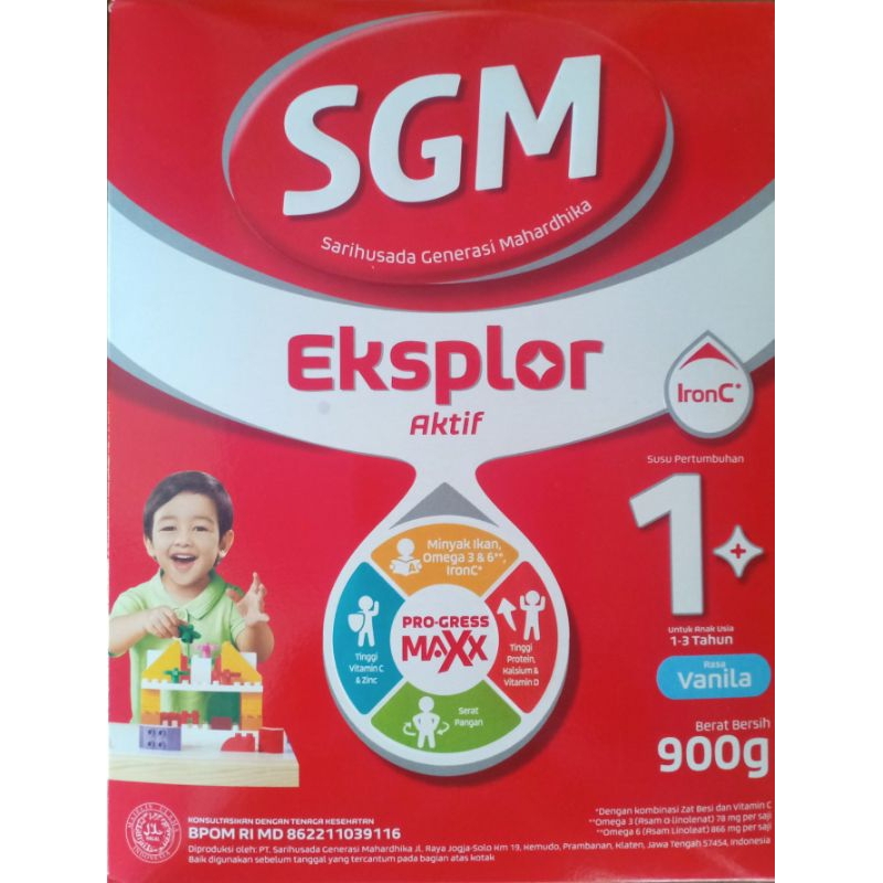 SGM Eksplor 1 PLUS  VANILA 900gr