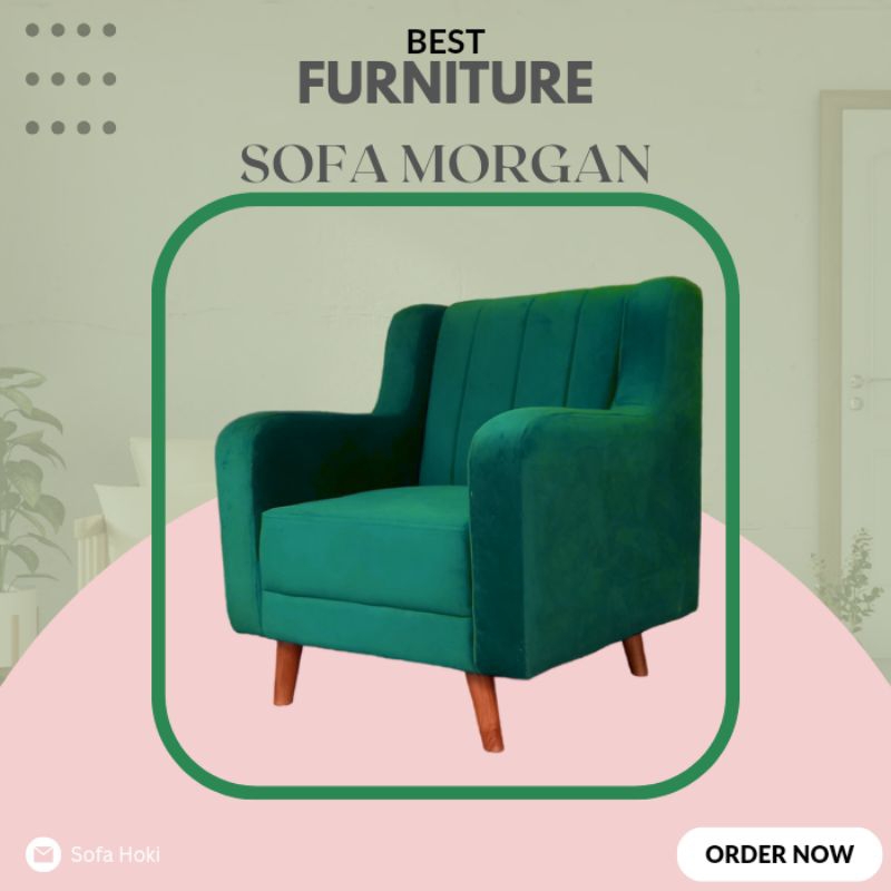 Sofa Morgan 1 Seater Minimalis