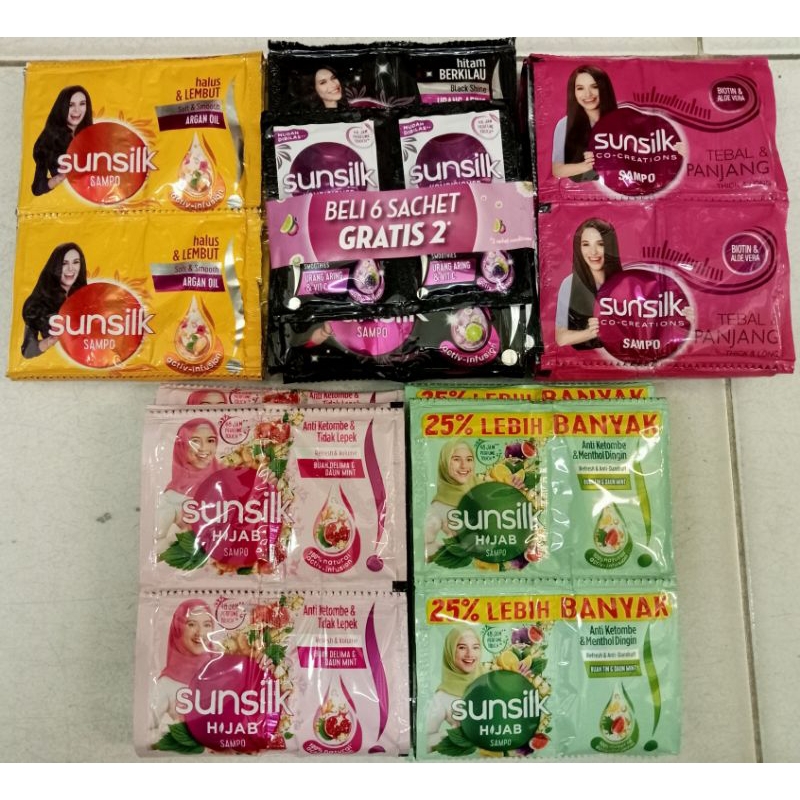 Sunsilk Shampo Sachet 1Renteng