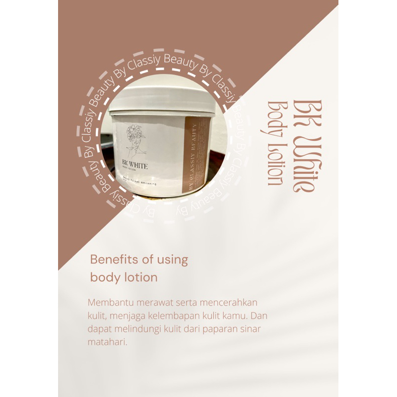 BK White Body Lotion