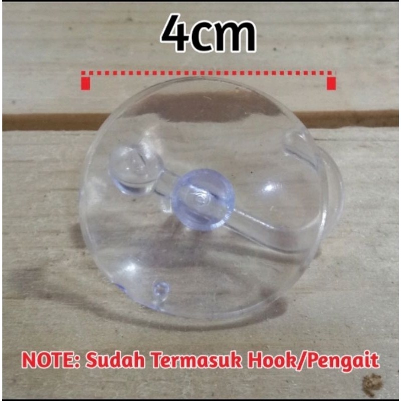 kop kaca+pengait(4cm)