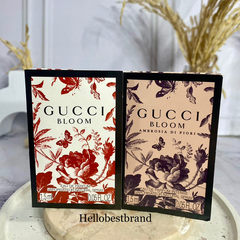 Parfum vial branded