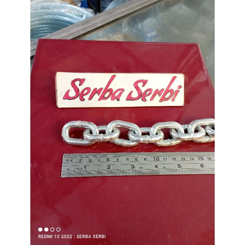 (5/16") Rantai chain besi meteran /meter