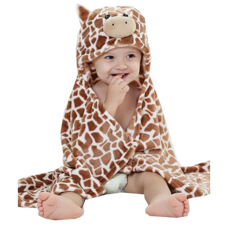 selimut bayi karakter topi