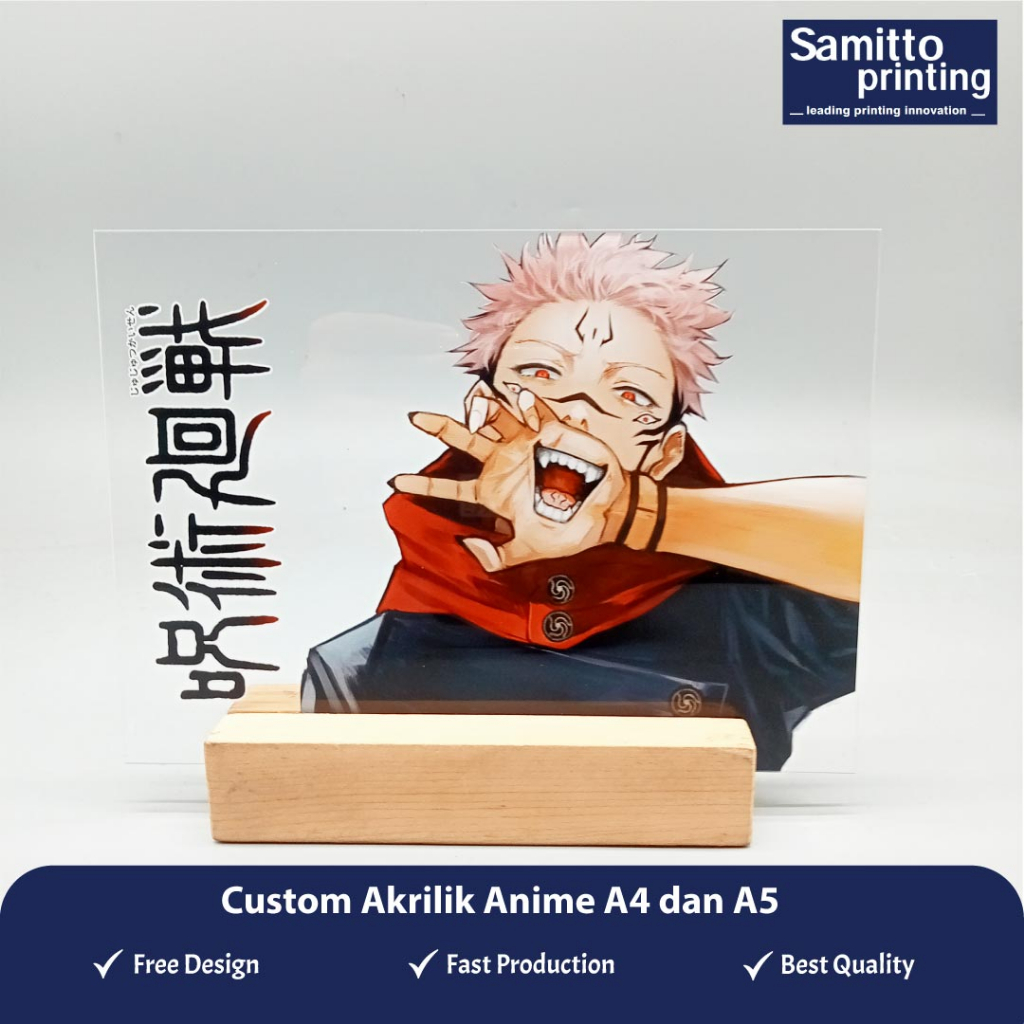 ACRYLIC CUSTOM ANIME A4 dan A5