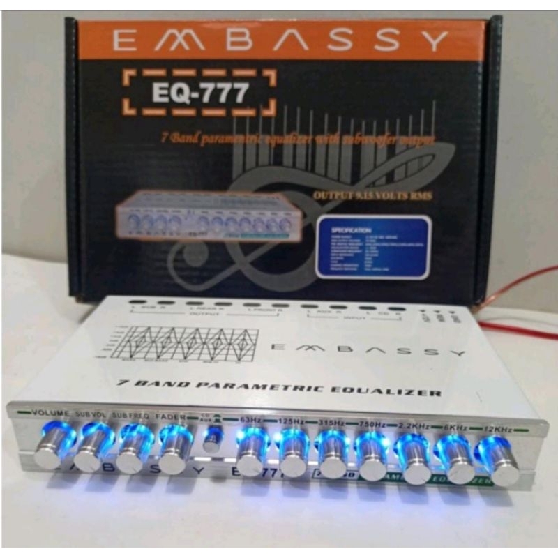 Parametrik 7band Embassy EQ777