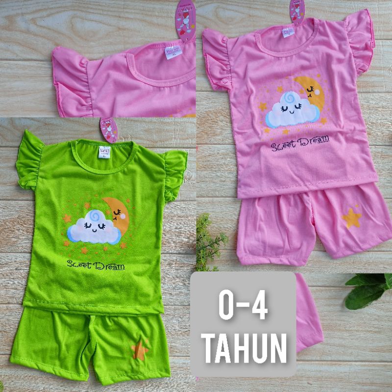 Setelan Bayi dan Anak Lengan Pendek Rample