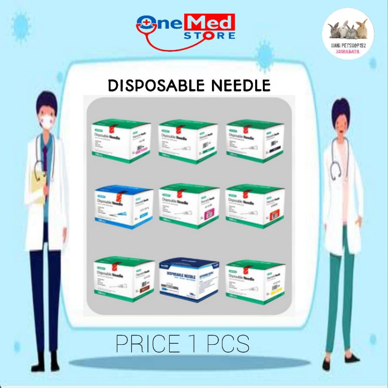 DISPOSABLE NEEDLE ONEMED 1 PCS