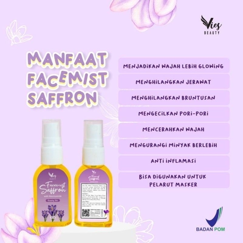 FACE MIST SAFRON BPOM