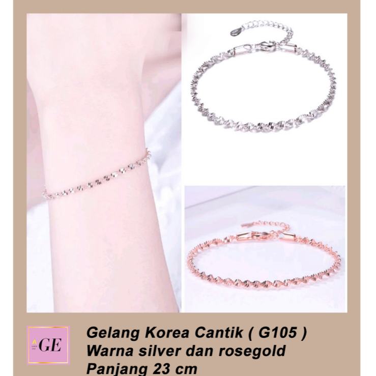 Gelang Korea cantik elegant bisa COD