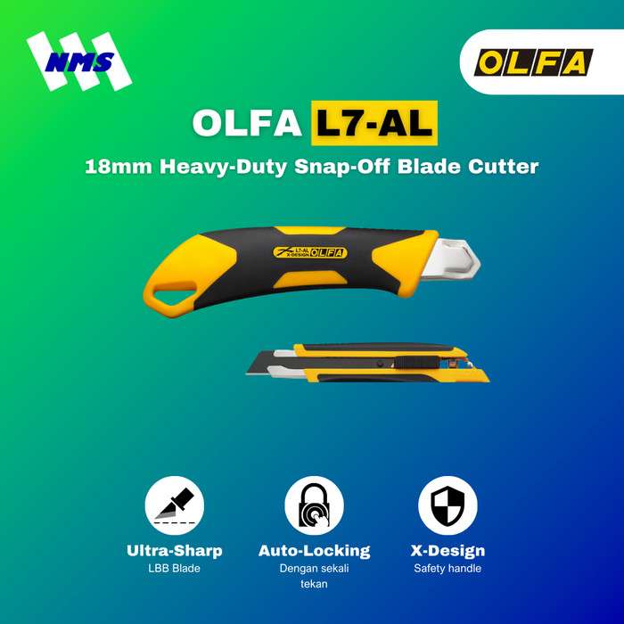 OLFA L7-AL Snap-Off Blade Cutter Original